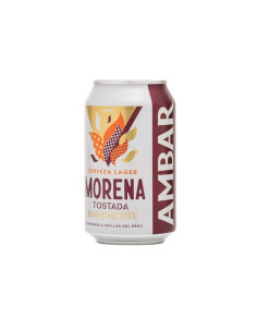 AMBAR CERVESA MORENA LLAUNA...